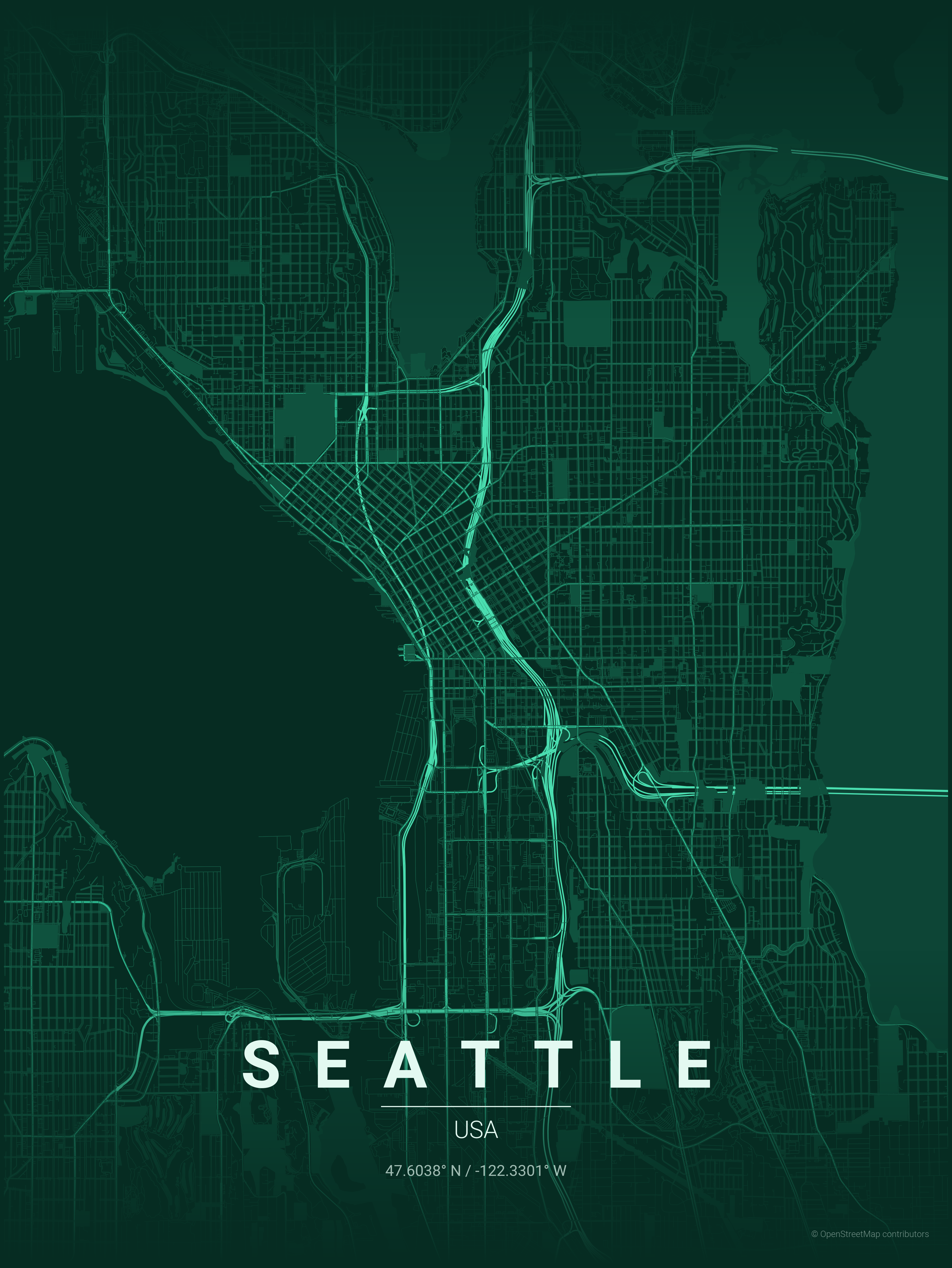 MapToPoster — 将城市地图变成极简风格海报的开源工具