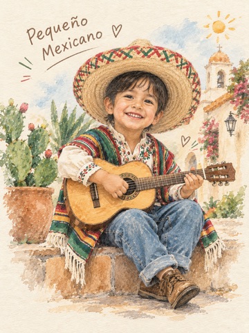 Hand-drawn Children's Storybook Illustration (Photo Repaint)